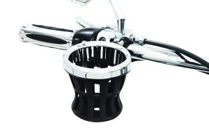 Drink Holders With 7/8" & 1" or 1-1/4" Clamp in Chrome Or Black