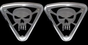 Lighted Wedge Cover, Skull no Bones