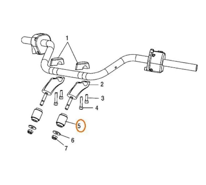 5412581 Handlebar Riser Bushing by Polaris