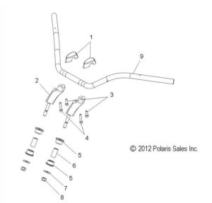 Handlebar Riser Isolator Bushing by Polaris 5412932 #5 in the parts view 4 Required if doing the whole set Sold Each