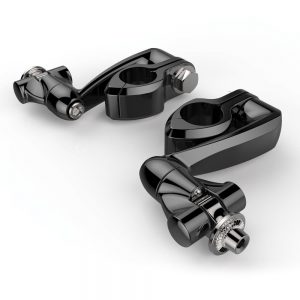 Hingeless Clamps With Clevis & Peg Mount & Extension Arm in Chrome or Black - Image 3