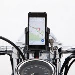 Ciro Smartphone / GPS Holder Premium With Bar Mount - Black or Chrome