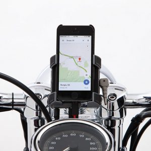 Ciro Smartphone / GPS Holder Premium With Bar Mount - Black or Chrome