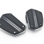 Twin Rail Floorboards With Adapter in Chrome or Black