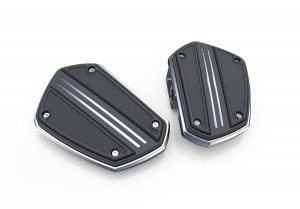 Twin Rail Floorboards With Adapter in Chrome or Black