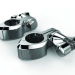 Hingeless Clamps With Clevis Chrome or Black with Adapter