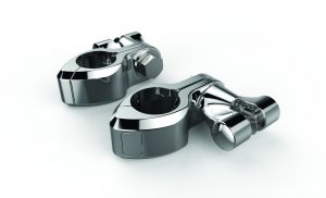 Hingeless Clamps With Clevis Chrome or Black with Adapter