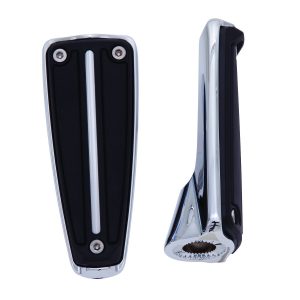 Rail Footpegs in Chrome or Black - Image 3