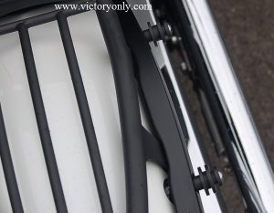 dual bungee buttons quick release rack saddlebags mounting victory motorcycle