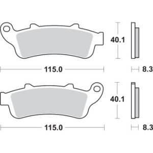 The right choice for modern sportbikes and big touring bikes OE-replacement or upgrade choice when replacing sintered metal pads Class-leading HH friction rating was developed in racing, then tuned for street use Compounds formulated for low wear and high performance Leading noise-reducing technology for the lowest risk of noise Springs included