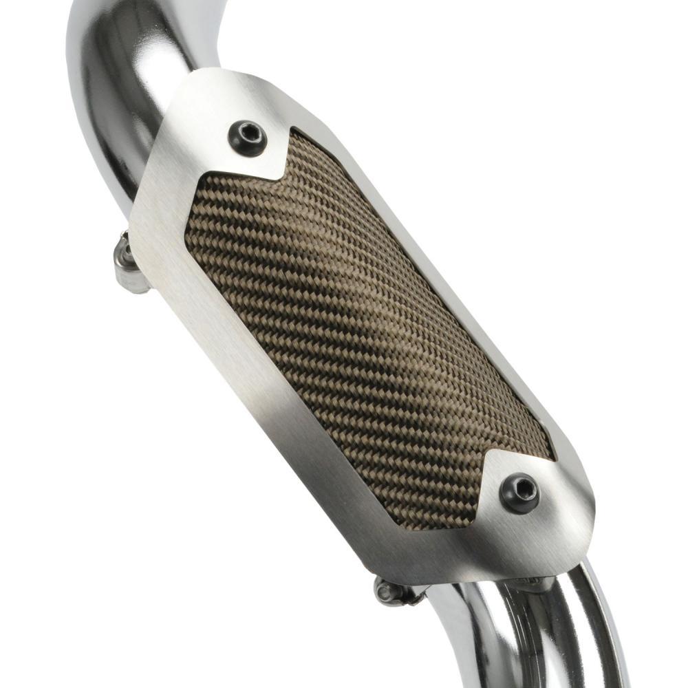 Flexible Heat Shield Brushed Stainless Titanium / Onyx Victory