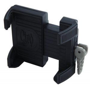 Smartphone / GPS Holder Premium With Perch Mount and USB Charger - Chrome or Black - Image 5