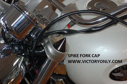 Fork Covers Spike Black or Chrome Custom