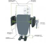 CYBERCHARGER® Phone Holder with 15W Wireless Fast Charger - Image 3