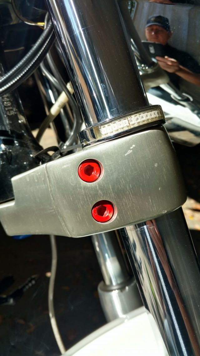 CANDY STEEL BOLTS VICTORY MOTORCYCLE TRIPLE TREE CLAMP BOLTS PINCH