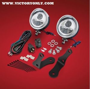 3 1/2" LED FOG LIGHT KIT, For Forged Bars, For Victory Cross Country, Tour, & Magnum 