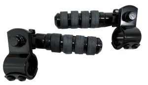 BLACK ANTI-VIBRATION HIGHWAY PEGS WITH 1-1/4