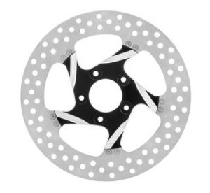 VICTORY MOTORCYCLE BRAKE ROTOR PLATINUM CUT / CHROME