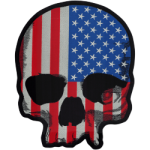 USA SKULL PATCH