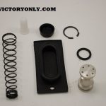 Rear Master Cylinder Rebuild Kit. • This rebuild kit includes the following: Retaining ring, Master cylinder inner boot, Piston seals, Piston springs