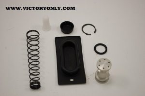Rear Master Cylinder Rebuild Kit. • This rebuild kit includes the following: Retaining ring, Master cylinder inner boot, Piston seals, Piston springs