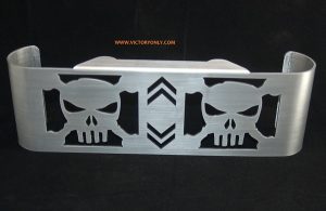 Oil Cooler Cover SKULL RAW Up to 2007