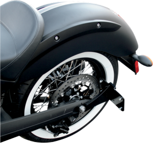 Victory Side Mount License Plate Horizontal or Vertical Black / Chrome - Image 3