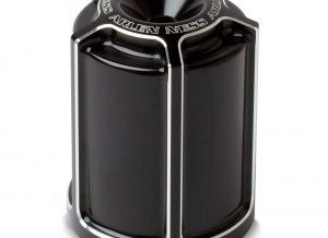 oil filter housing black beveled