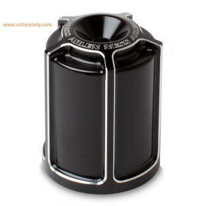 oil filter housing black beveled