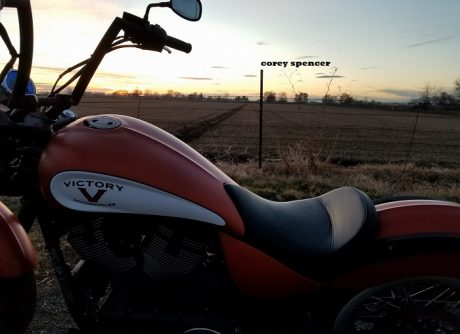 Victory ape hangers orange & white Victory Motorcycle 