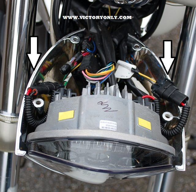 Headlight Adapter Harness Victory Motorcycle Parts for Victory Custom Bikes