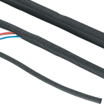 Made of tubular-shaped memory material, wires can be added or joined to an existing harness with no cutting or fishing required Adds protection and a finished, professional look Sold in 6' lengths Black