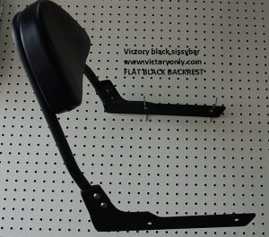 hammer backrest sissybar black jackpot victory motorcycle