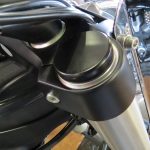 Victory Motorcycle Flat Black and Brilliant Chrome steel FORK CAP COVER models 2008 to current with HEX nut capped forks