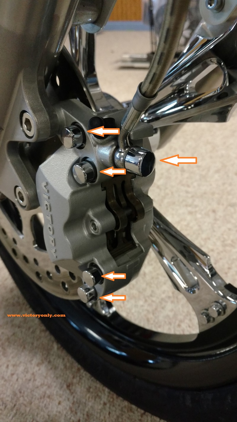 Brake Caliper bolt cap Set Victory Motorcycle Parts for Victory Custom
