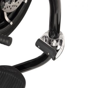 ENGINE GUARD TOE REST PEGS IN BLACK OR CHROME - Image 2