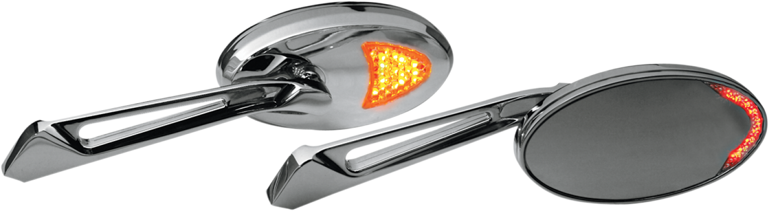 Custom side view mirrors clearance with turn signals