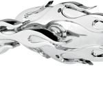 MIRROR CHROME FLAME LEFT FOR VICTORY MOTORCYCLE