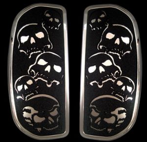 Large Floorboard 3D Skull