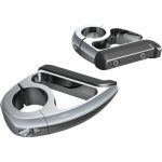 ENGINE GUARD TOE REST PEGS IN BLACK OR CHROME