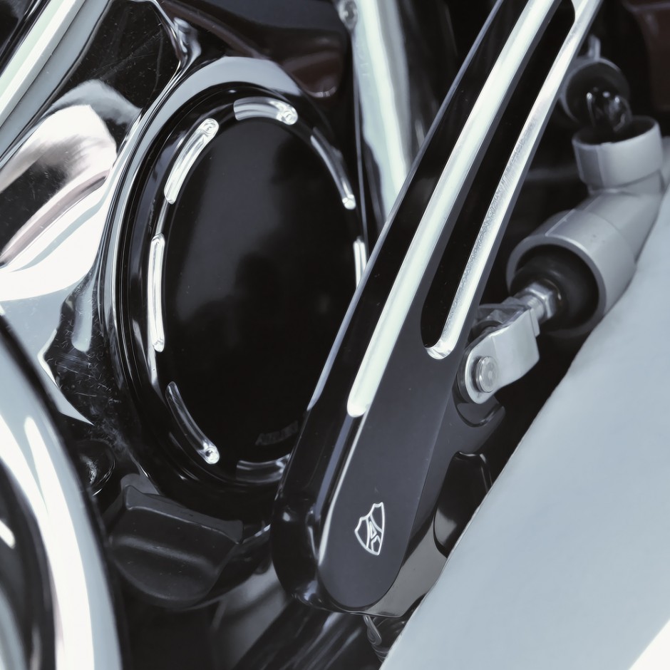 Victory Motorcycle Brake Arm Deep Cut Black or Chrome XR XC Vision