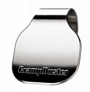 The Crampbuster CB2-C fits most bikes with standard grips, metric bikes too. The CB2-c wide paddle, fits 1 3/8 or smaller diameter, 2 1/4 inches wide by 3 inches long, color: chrome finish on plastic.