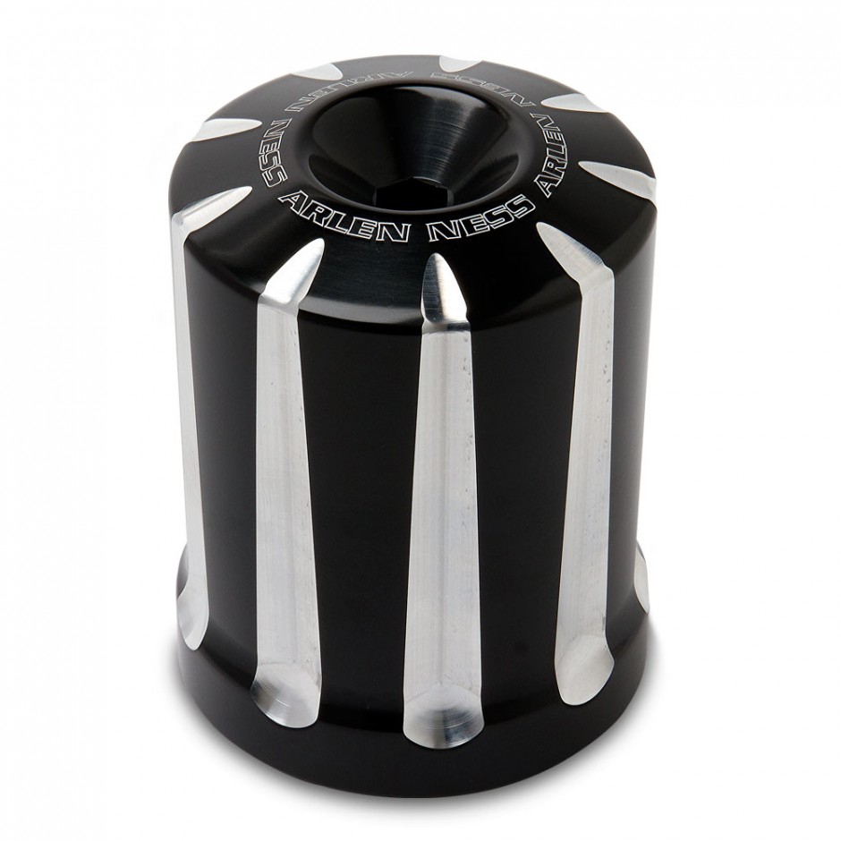Victory Motorcycle Oil Filter Custom Housing Ness Black or Chrome