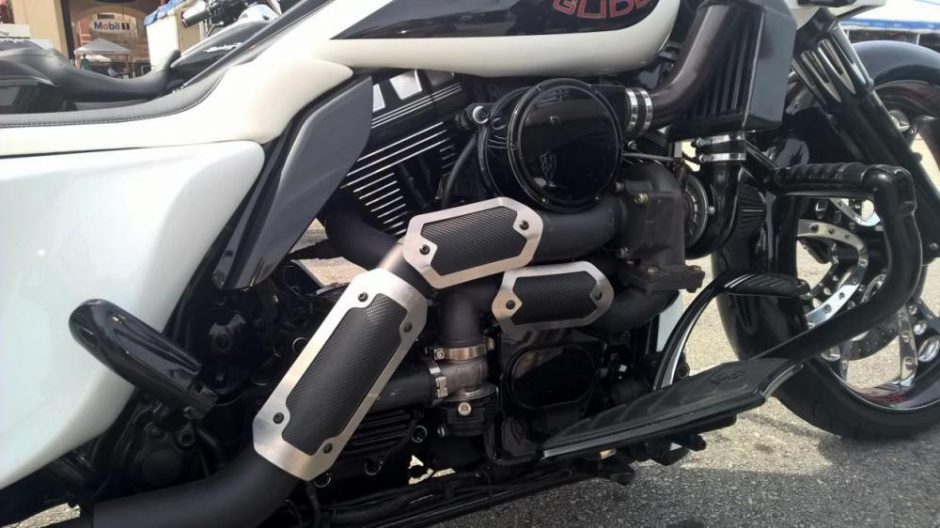 Flexible Heat Shield Brushed Stainless Titanium / Onyx Victory