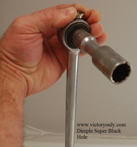Oil Drain Filter Magnetic Set 4 DIMPLE SUPER Black Hole
