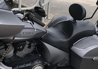 Fit for 2010-2014 Victory Cross Roads & 2012-2013 Hard-Ball. Fit for 2010-2017 Victory Cross Country, Cross Country Tour & Magnum. Specifications Come with storage pouch. Height adjustment, quick detachable. Designed by using the existing fender bolts. The mounting material: Heavy duty steel Pad cushion material: PU leather & polyurethane foam forming Package Included 1x Driver backrest set with installation instructions