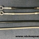 extened brake line victory CHOOSE 12 INCH OR 7.5 INCH FOR 2 OR 4 INCH FORWARD CONTROL KITS