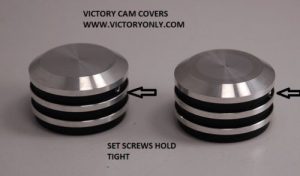 Cam Bolt Covers Finned Aluminum