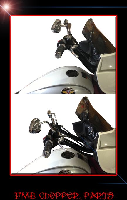 HI/LO SMOOTH TOP CUSTOM HANDLEBARS FOR VICTORY CROSS COUNTRY