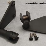 forged highway bar peg mounting kit victory only motorcycle cross country magnum black